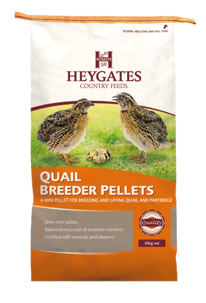 Heygates Quail & Partridge Layer/Breeder Pellets 2.2mm